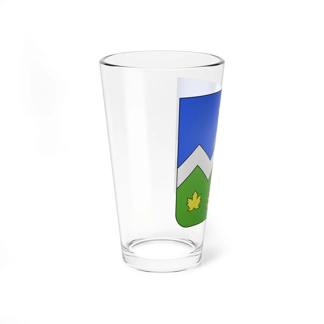 Blason ville ca Notre-Dame-des-Laurentides Québec (Canada) (Coat of Arms) Pint Glass 16oz - Go Mug Yourself