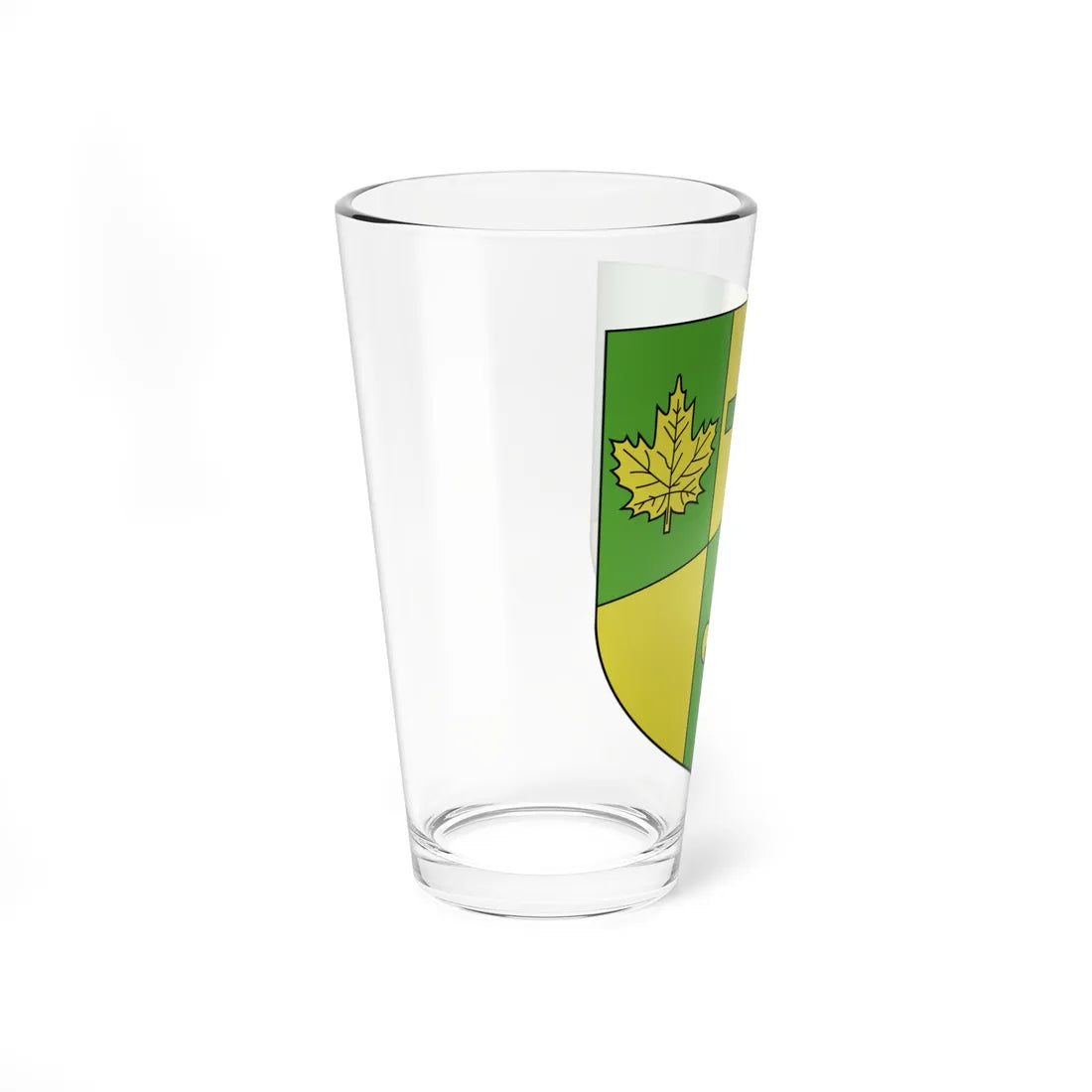 Blason ville ca Notre-Dame-du-Mont-Carmel (Canada) (Coat of Arms) Pint Glass 16oz - Go Mug Yourself
