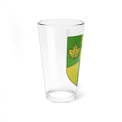 Blason ville ca Notre-Dame-du-Mont-Carmel (Canada) (Coat of Arms) Pint Glass 16oz - Go Mug Yourself