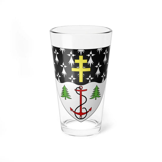 Blason ville ca Rimouski Québec (Canada) (Coat of Arms) Pint Glass 16oz 16oz - Go Mug Yourself