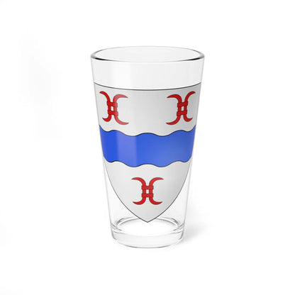 Blason ville ca Rivière-Bleue (Canada) (Coat of Arms) Pint Glass 16oz 16oz - Go Mug Yourself