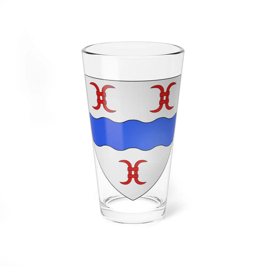 Blason ville ca Rivière-Bleue (Canada) (Coat of Arms) Pint Glass 16oz 16oz - Go Mug Yourself