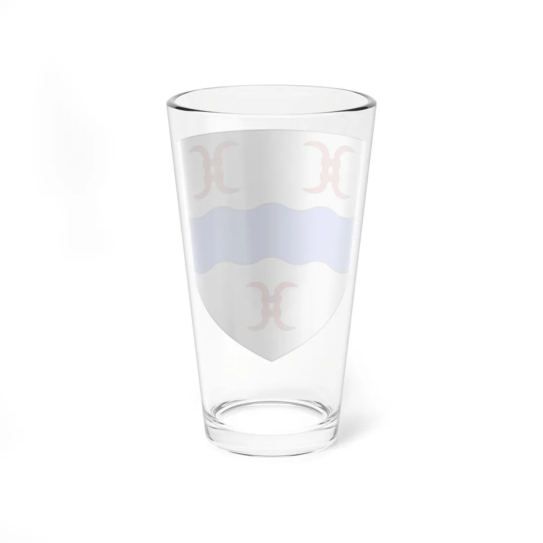 Blason ville ca Rivière-Bleue (Canada) (Coat of Arms) Pint Glass 16oz - Go Mug Yourself