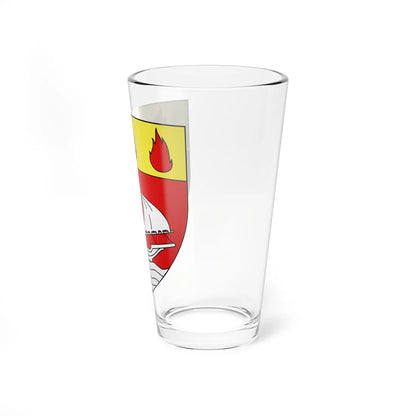 Blason ville ca Saint-Augustin Quebec (Canada) (Coat of Arms) Pint Glass 16oz - Go Mug Yourself