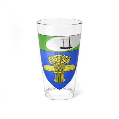 Blason ville ca Saint-fulgence Québec (Canada) (Coat of Arms) Pint Glass 16oz 16oz - Go Mug Yourself