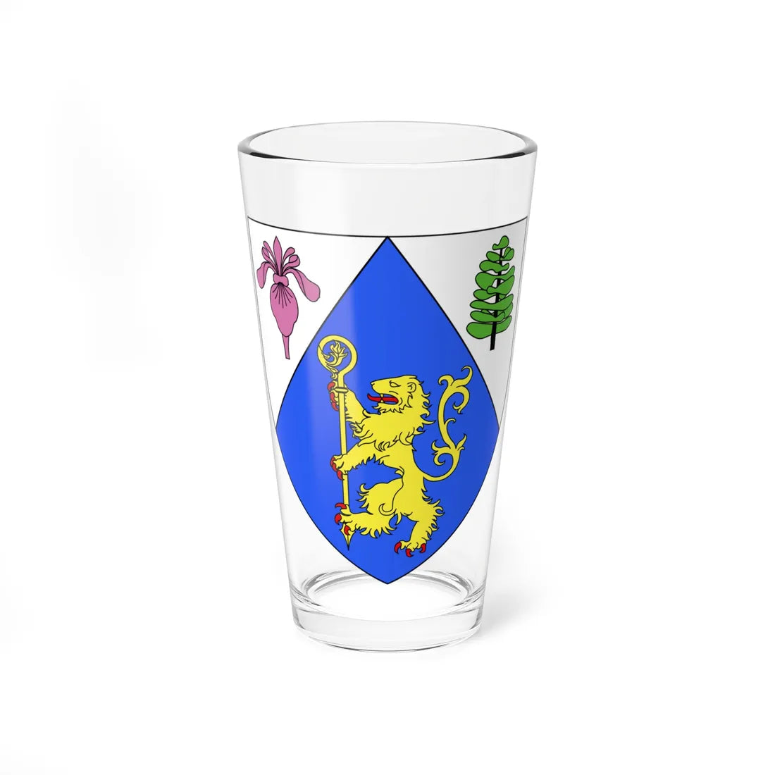 Blason ville ca Saint-Jérôme Québec (Canada) (Coat of Arms) Pint Glass 16oz 16oz - Go Mug Yourself