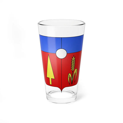 Blason ville ca Saint-Tharcisius Québec (Canada) (Coat of Arms) Pint Glass 16oz 16oz - Go Mug Yourself