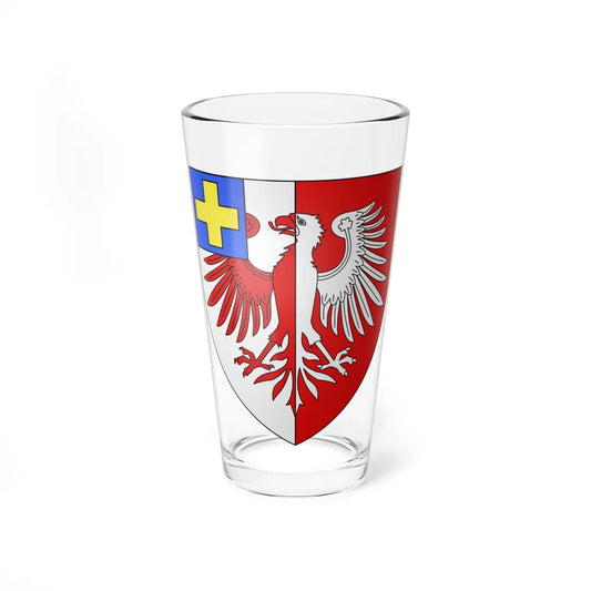 Blason ville ca Sainte-Claire Québec (Canada) (Coat of Arms) Pint Glass 16oz 16oz - Go Mug Yourself