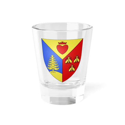 Blason ville ca Sainte-Thecle (Canada) (Coat of Arms) Shot Glass 1.5oz 1.5oz - Go Mug Yourself