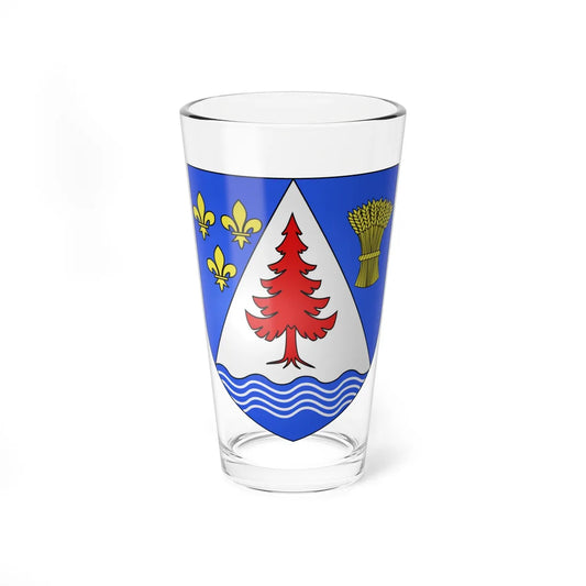 Blason ville ca Sayabec Quebec (Canada) (Coat of Arms) Pint Glass 16oz 16oz - Go Mug Yourself