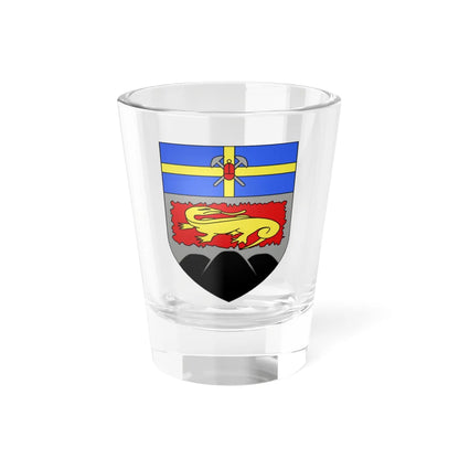 Blason ville ca Thetford Mines Québec (Canada) (Coat of Arms) Shot Glass 1.5oz 1.5oz - Go Mug Yourself