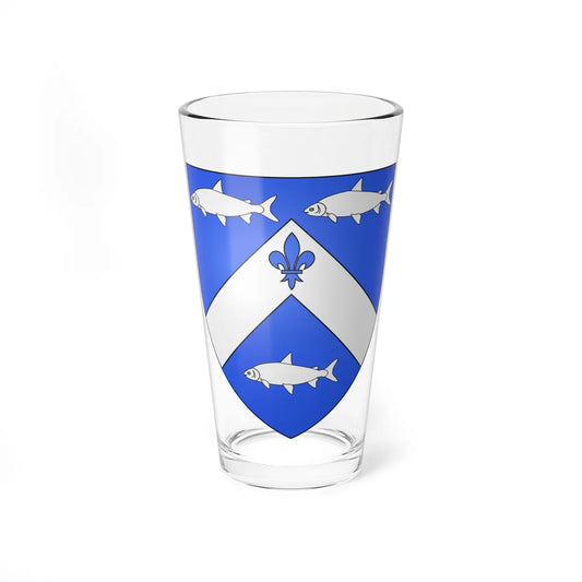 Blason ville ca Trois-Rivieres (Canada) (Coat of Arms) Pint Glass 16oz 16oz - Go Mug Yourself