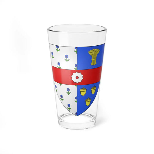 Blason ville ca Warwick Quebec (Canada) (Coat of Arms) Pint Glass 16oz 16oz - Go Mug Yourself