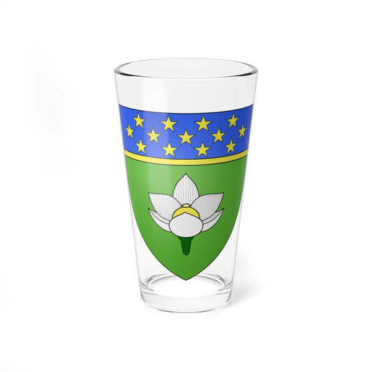 Blason ville ca Winnipeg Manitoba (Canada) (Coat of Arms) Pint Glass 16oz 16oz - Go Mug Yourself