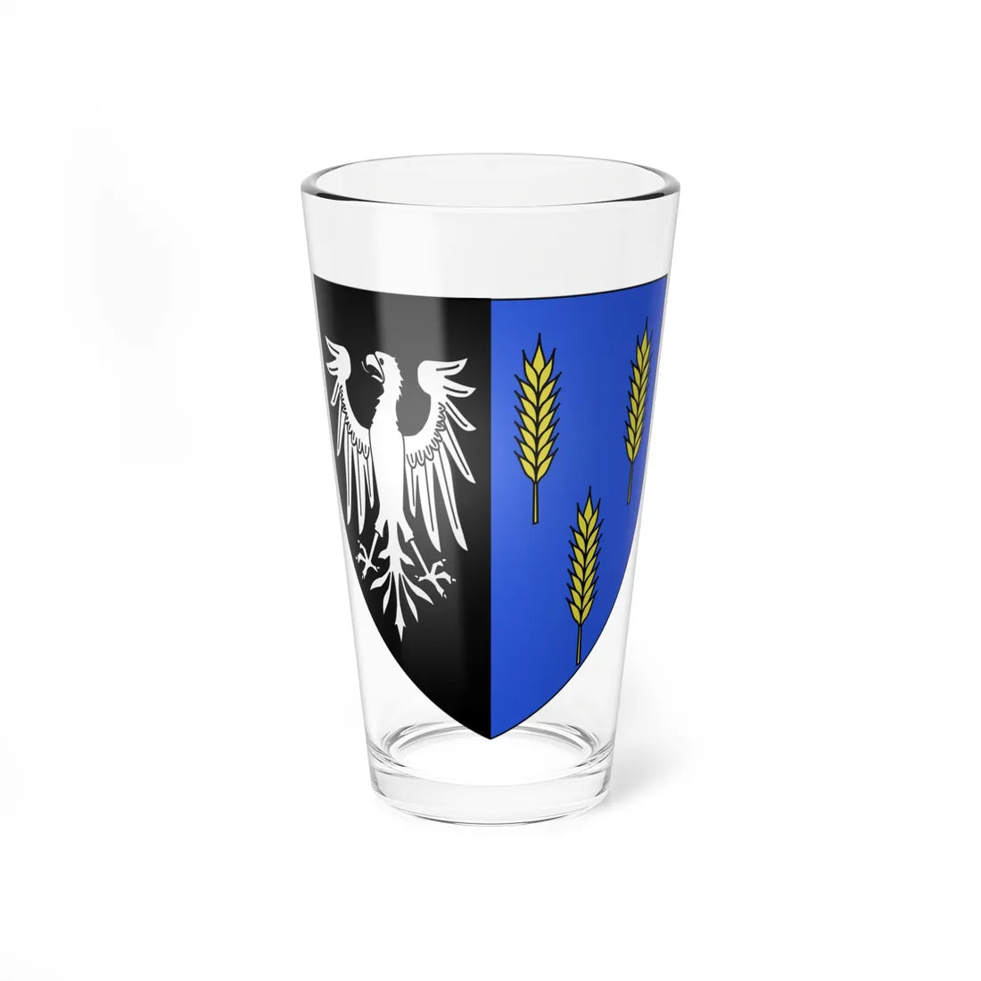 Blason ville Cardroc 35 (France) (Coat of Arms) Pint Glass 16oz 16oz - Go Mug Yourself