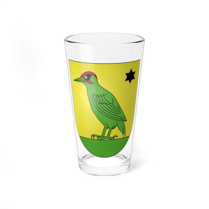 Blason ville ch Ganterschwil St Gallen (Switzerland) (Coat of Arms) Pint Glass 16oz 16oz - Go Mug Yourself