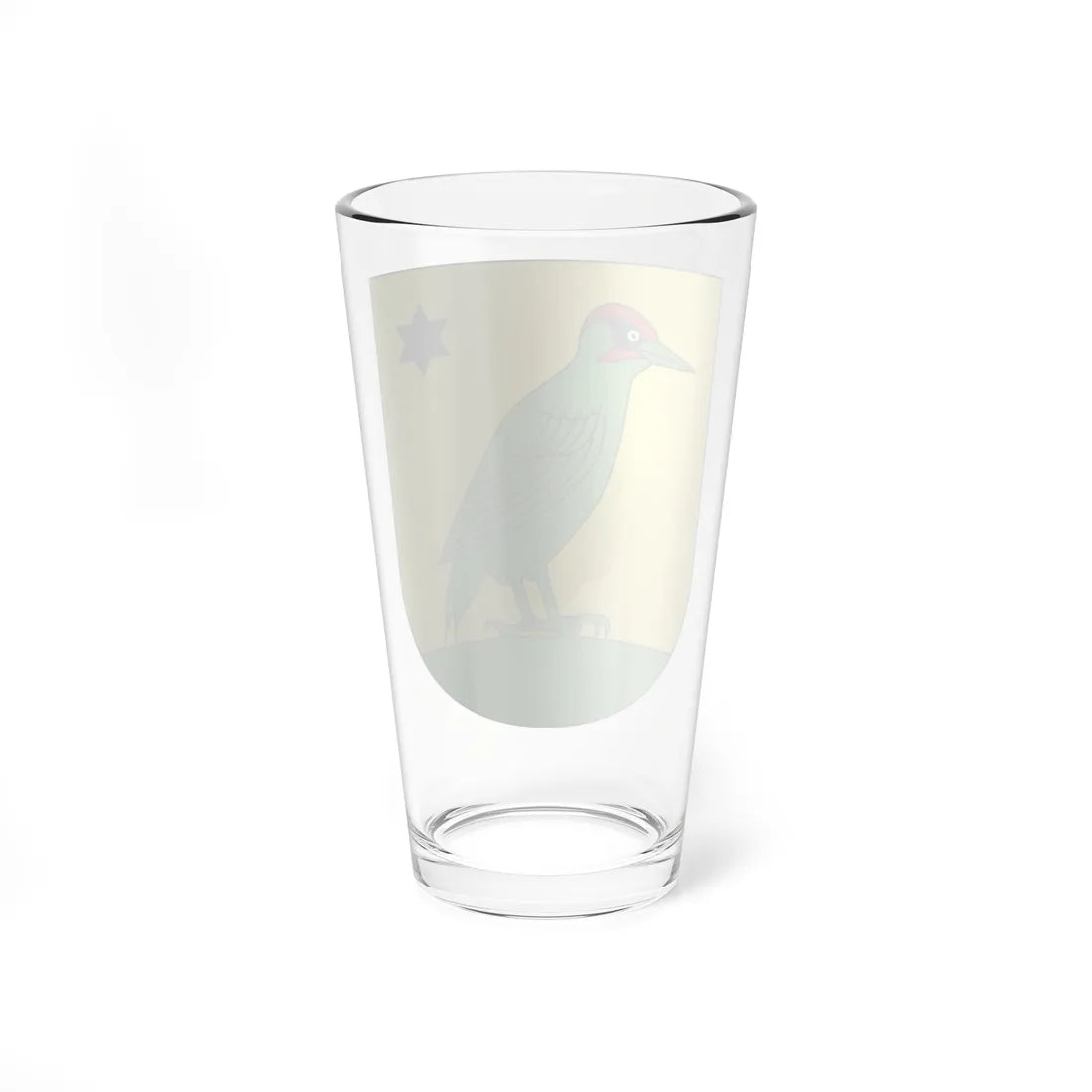 Blason ville ch Ganterschwil St Gallen (Switzerland) (Coat of Arms) Pint Glass 16oz - Go Mug Yourself