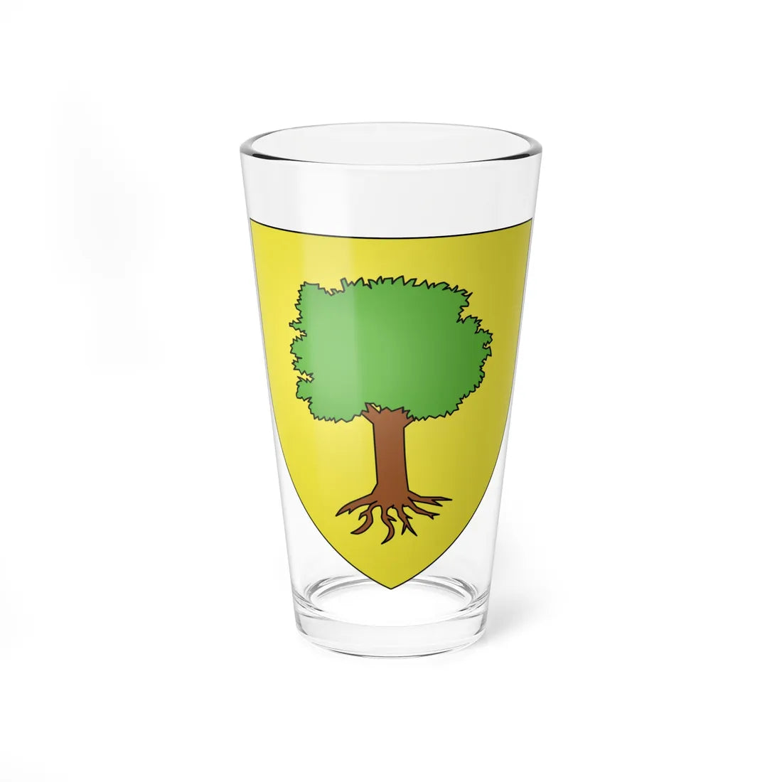 Blason ville Clayes 35 (France) (Coat of Arms) Pint Glass 16oz 16oz - Go Mug Yourself