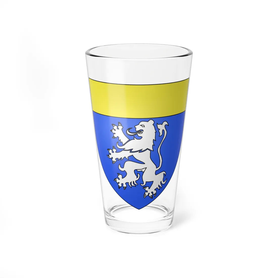 Blason ville fr Amfroipret Nord (France) (Coat of Arms) Pint Glass 16oz 16oz - Go Mug Yourself