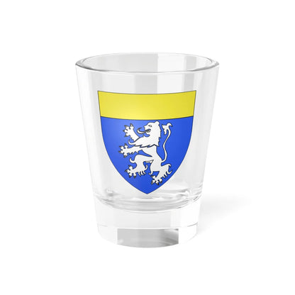 Blason ville fr Amfroipret Nord (France) (Coat of Arms) Shot Glass 1.5oz 1.5oz - Go Mug Yourself