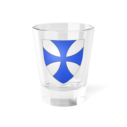 Blason ville fr Argentré-du-Plessis Ille-et-Vilaine (France) (Coat of Arms) Shot Glass 1.5oz 1.5oz - Go Mug Yourself