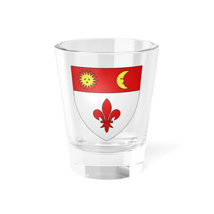 Blason ville fr Armentières Nord (France) (Coat of Arms) Shot Glass 1.5oz 1.5oz - Go Mug Yourself