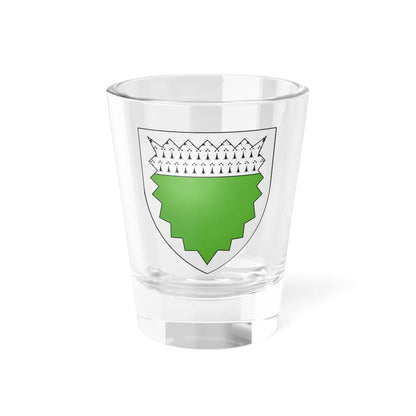 Blason ville fr Auberchicourt Nord (France) (Coat of Arms) Shot Glass 1.5oz 1.5oz - Go Mug Yourself