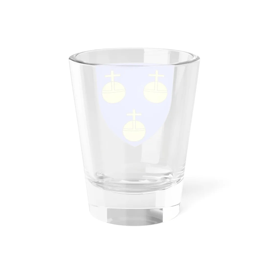 Blason ville fr Aubigné Ille-et-Vilaine (France) (Coat of Arms) Shot Glass 1.5oz - Go Mug Yourself