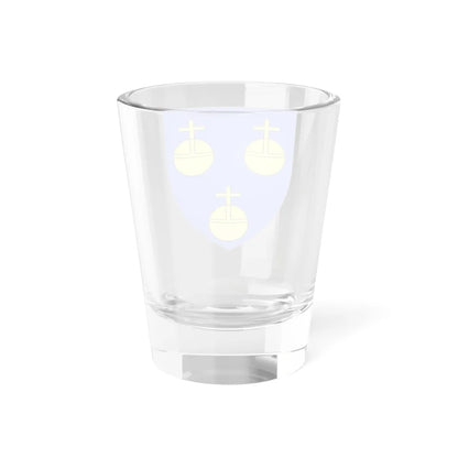 Blason ville fr Aubigné Ille-et-Vilaine (France) (Coat of Arms) Shot Glass 1.5oz - Go Mug Yourself