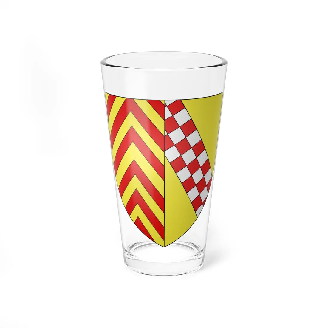 Blason ville fr Aulnoye-Aymeries Nord (France) (Coat of Arms) Pint Glass 16oz 16oz - Go Mug Yourself