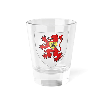 Blason ville fr Bavay Nord (France) (Coat of Arms) Shot Glass 1.5oz 1.5oz - Go Mug Yourself