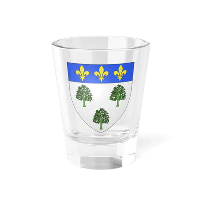 Blason ville fr Bazouges-la-Pérouse Ille-et-Vilaine (France) (Coat of Arms) Shot Glass 1.5oz 1.5oz - Go Mug Yourself