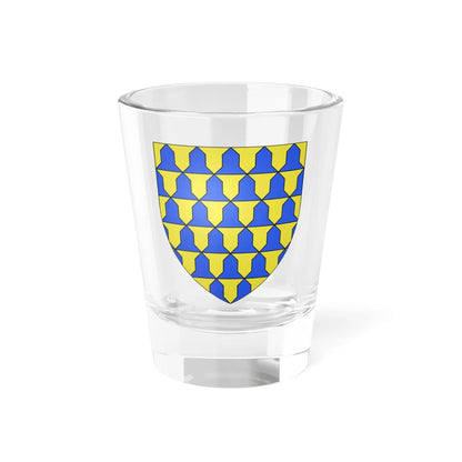 Blason ville fr Beaurain Nord (France) (Coat of Arms) Shot Glass 1.5oz 1.5oz - Go Mug Yourself