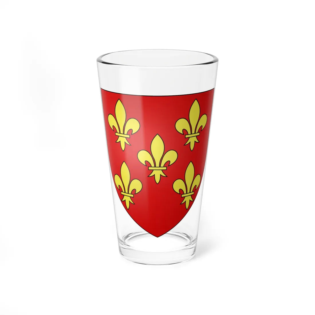 Blason ville fr Berelles Nord (France) (Coat of Arms) Pint Glass 16oz 16oz - Go Mug Yourself