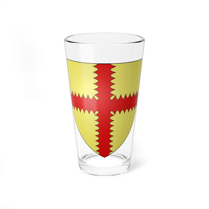 Blason ville fr Bettrechies Nord (France) (Coat of Arms) Pint Glass 16oz 16oz - Go Mug Yourself
