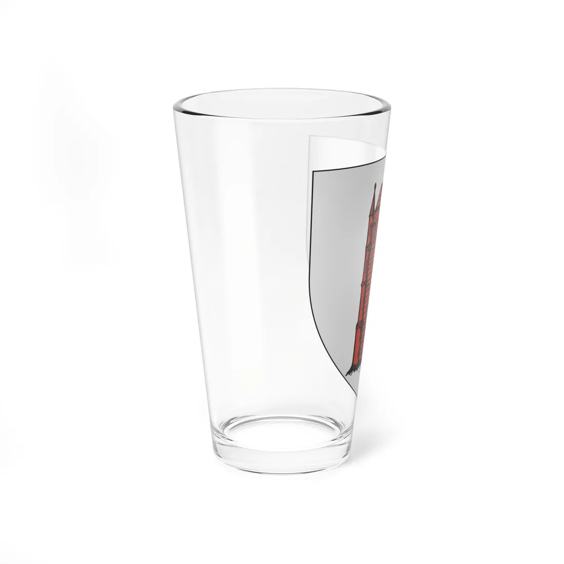 Blason ville fr Bouchain Nord tour carrée (France) (Coat of Arms) Pint Glass 16oz - Go Mug Yourself