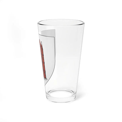 Blason ville fr Bouchain Nord tour carrée (France) (Coat of Arms) Pint Glass 16oz - Go Mug Yourself