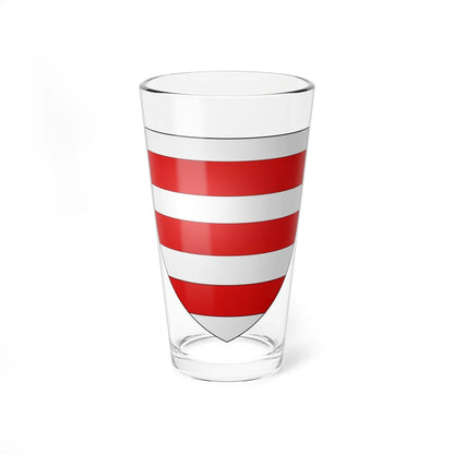 Blason ville fr Boulogne-sur-Helpe Nord (France) (Coat of Arms) Pint Glass 16oz 16oz - Go Mug Yourself