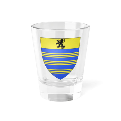 Blason ville fr Bourbourg Nord (France) (Coat of Arms) Shot Glass 1.5oz 1.5oz - Go Mug Yourself