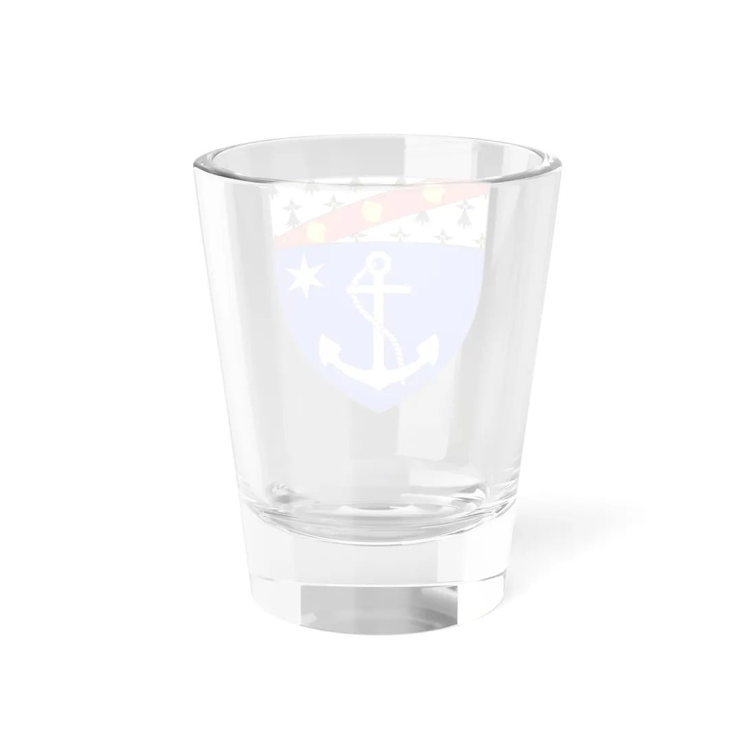 Blason ville fr Bray-Dunes Nord (France) (Coat of Arms) Shot Glass 1.5oz - Go Mug Yourself