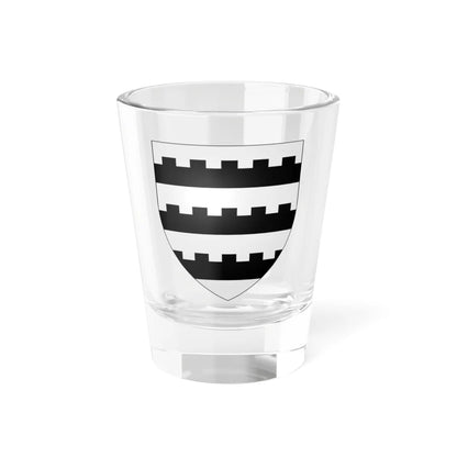Blason ville fr Brie Ille-et-Vilaine (France) (Coat of Arms) Shot Glass 1.5oz 1.5oz - Go Mug Yourself