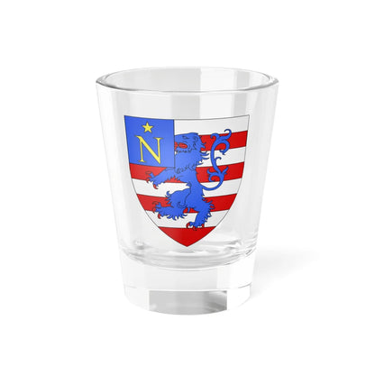 Blason ville fr Bruges-Empire (Belgium) (Coat of Arms) Shot Glass 1.5oz 1.5oz - Go Mug Yourself