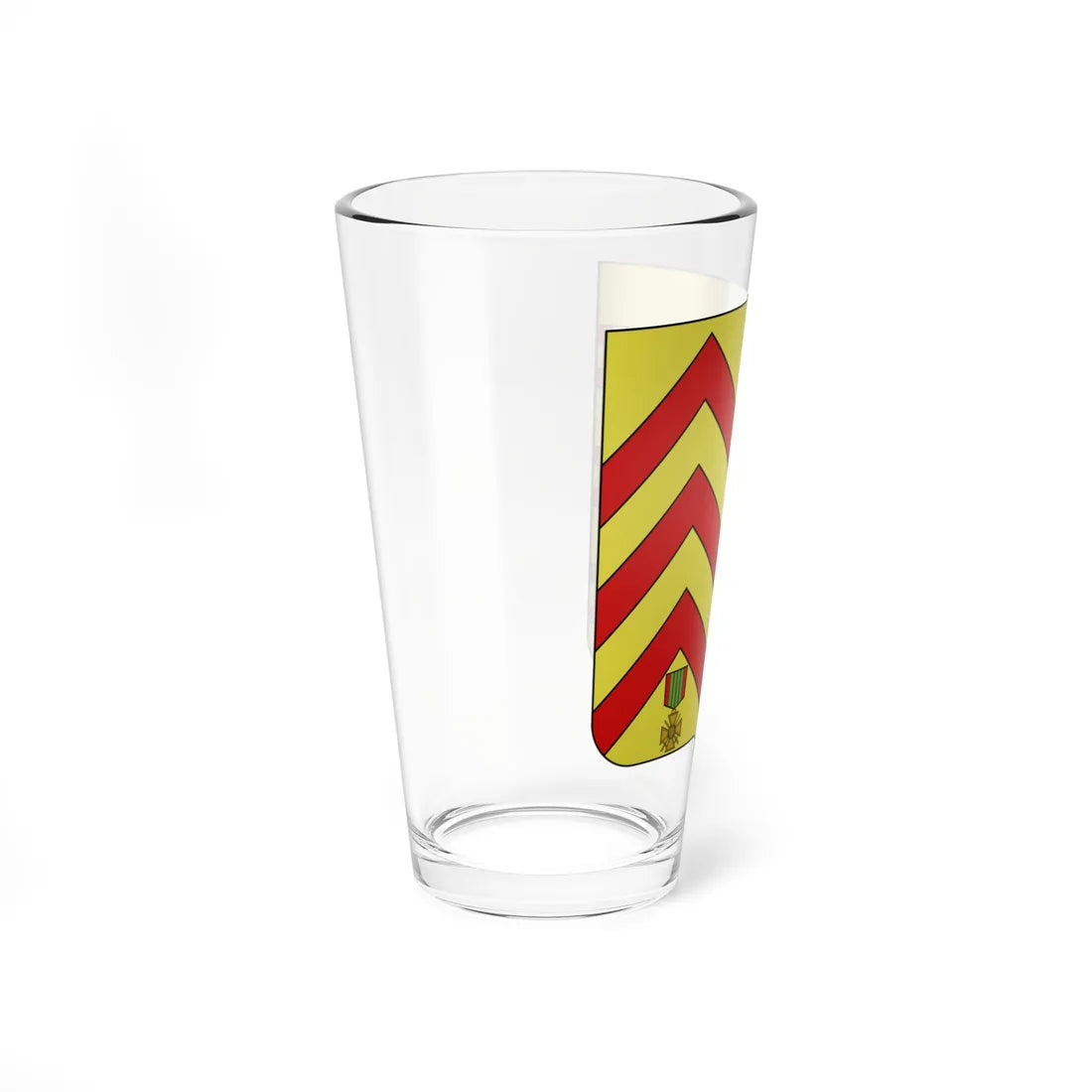 Blason ville fr Busigny Nord (France) (Coat of Arms) Pint Glass 16oz - Go Mug Yourself
