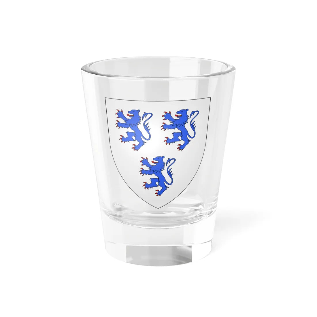 Blason ville fr Cantaing-sur-Escaut Nord (France) (Coat of Arms) Shot Glass 1.5oz 1.5oz - Go Mug Yourself