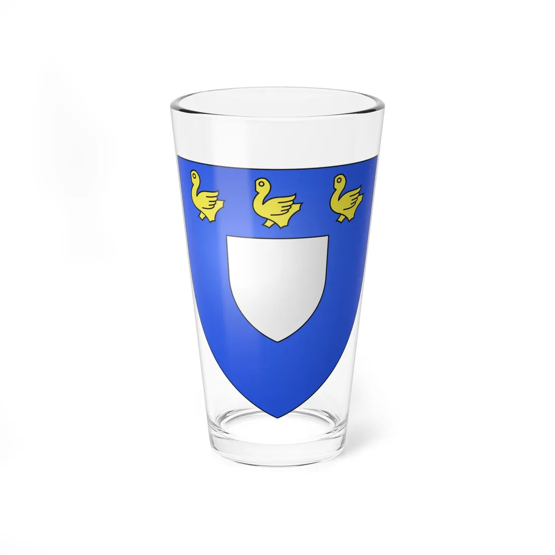 Blason ville fr Cauroir Nord (France) (Coat of Arms) Pint Glass 16oz 16oz - Go Mug Yourself