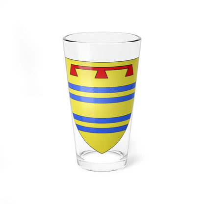 Blason ville fr Champeaux Ille-et-Vilaine (France) (Coat of Arms) Pint Glass 16oz 16oz - Go Mug Yourself