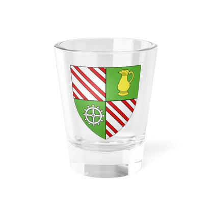 Blason ville fr Chartres de Bretagne Ille-et-Vilaine (France) (Coat of Arms) Shot Glass 1.5oz 1.5oz - Go Mug Yourself