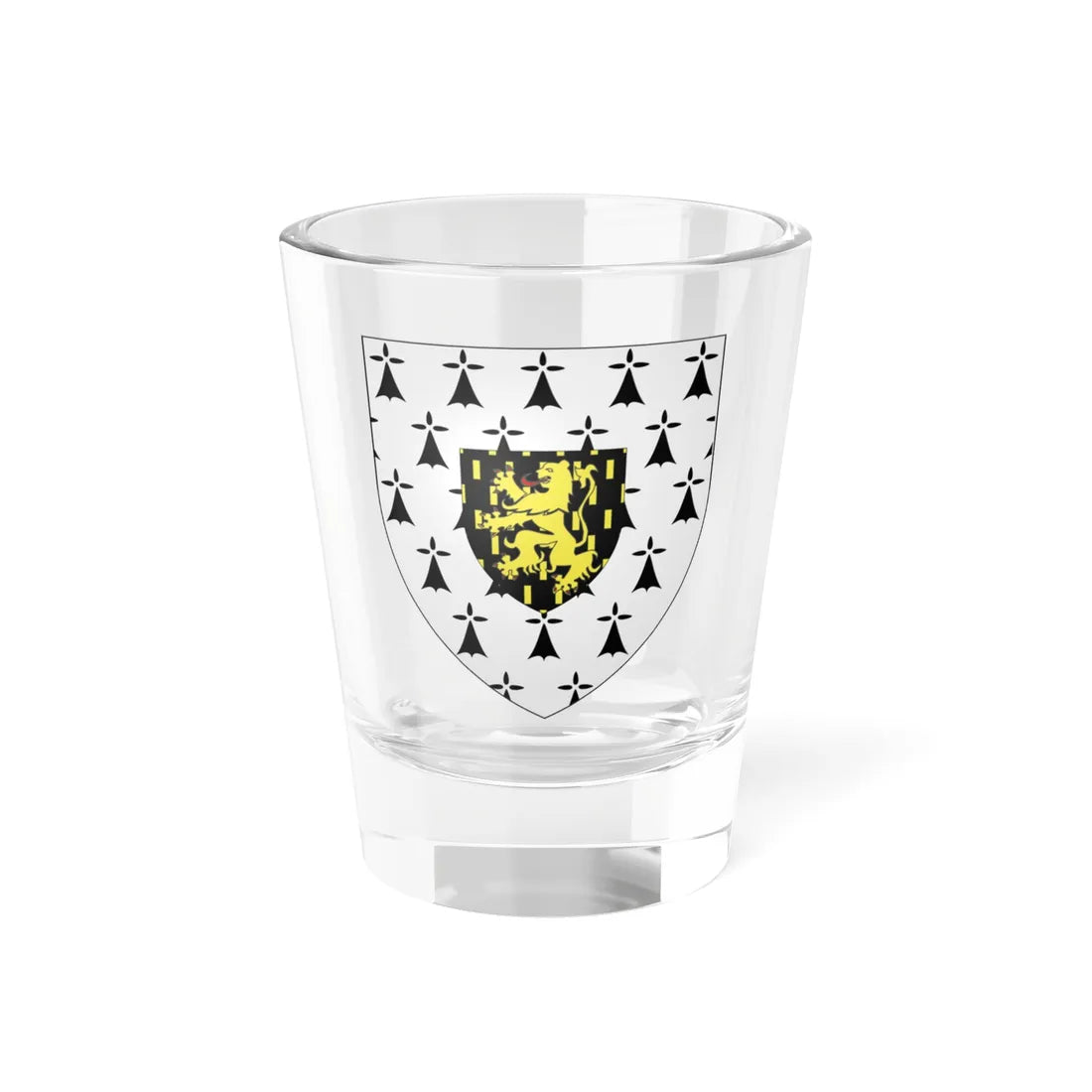 Blason ville fr Choisies Nord (France) (Coat of Arms) Shot Glass 1.5oz 1.5oz - Go Mug Yourself