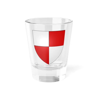 Blason ville fr Combourg Ille-et-Vilaine (France) (Coat of Arms) Shot Glass 1.5oz 1.5oz - Go Mug Yourself