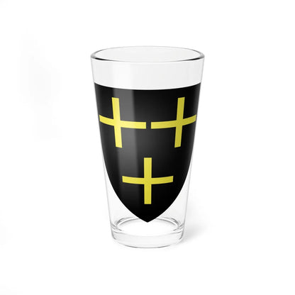 Blason ville fr Croix-Caluyau Nord (France) (Coat of Arms) Pint Glass 16oz 16oz - Go Mug Yourself